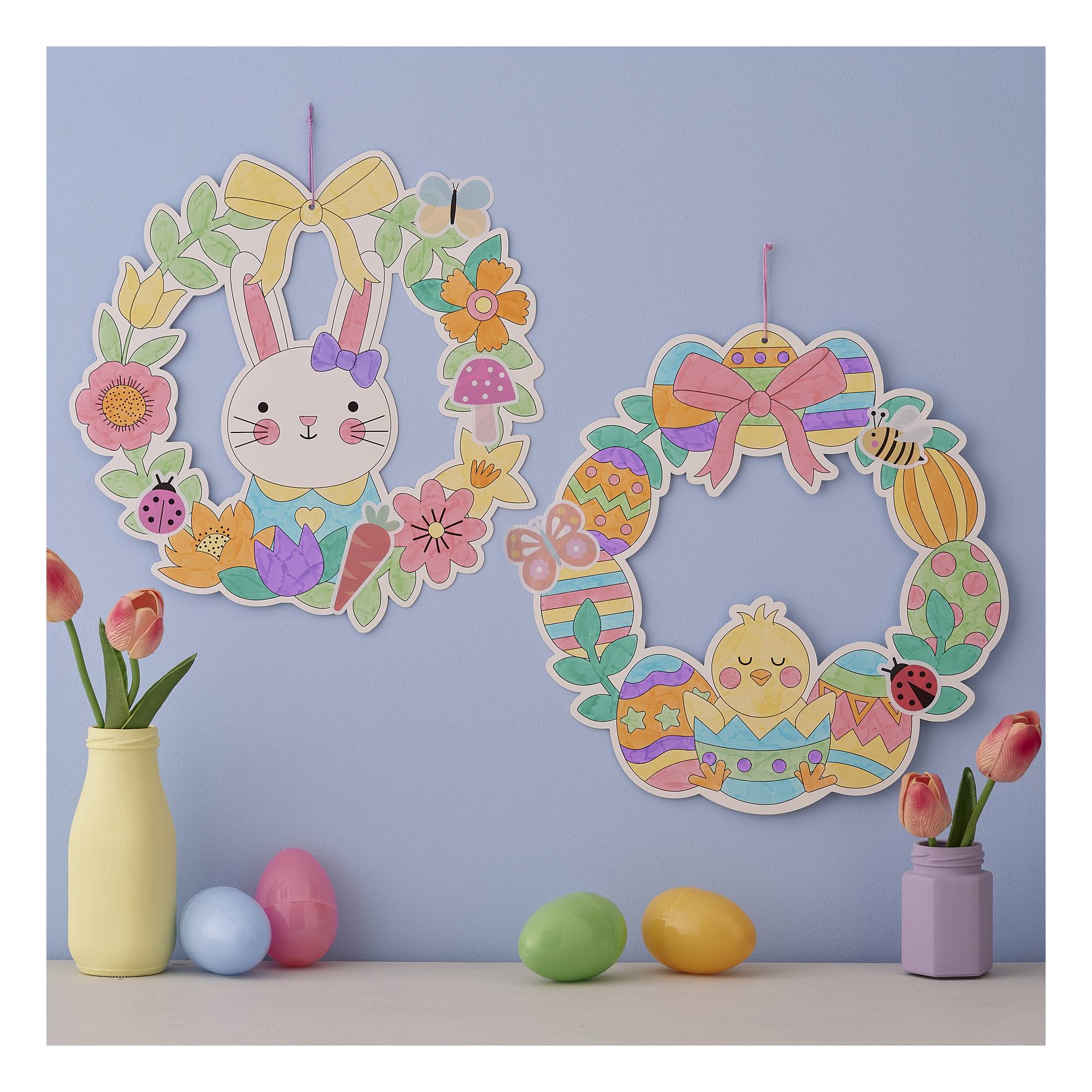 Decorate Your Own Easter Wreath Kit 2 Pack