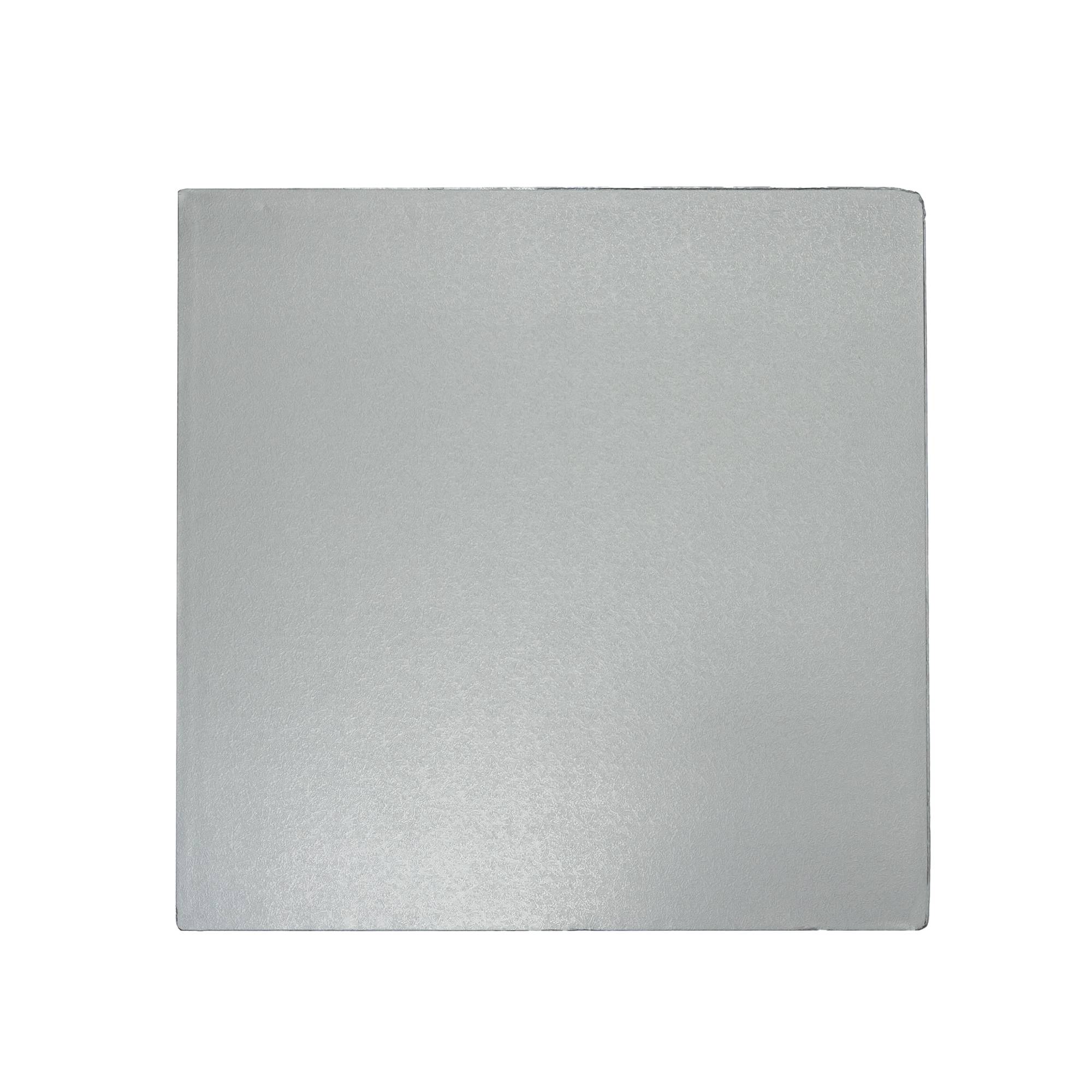 Silver Square Cake Drum 12 Inches