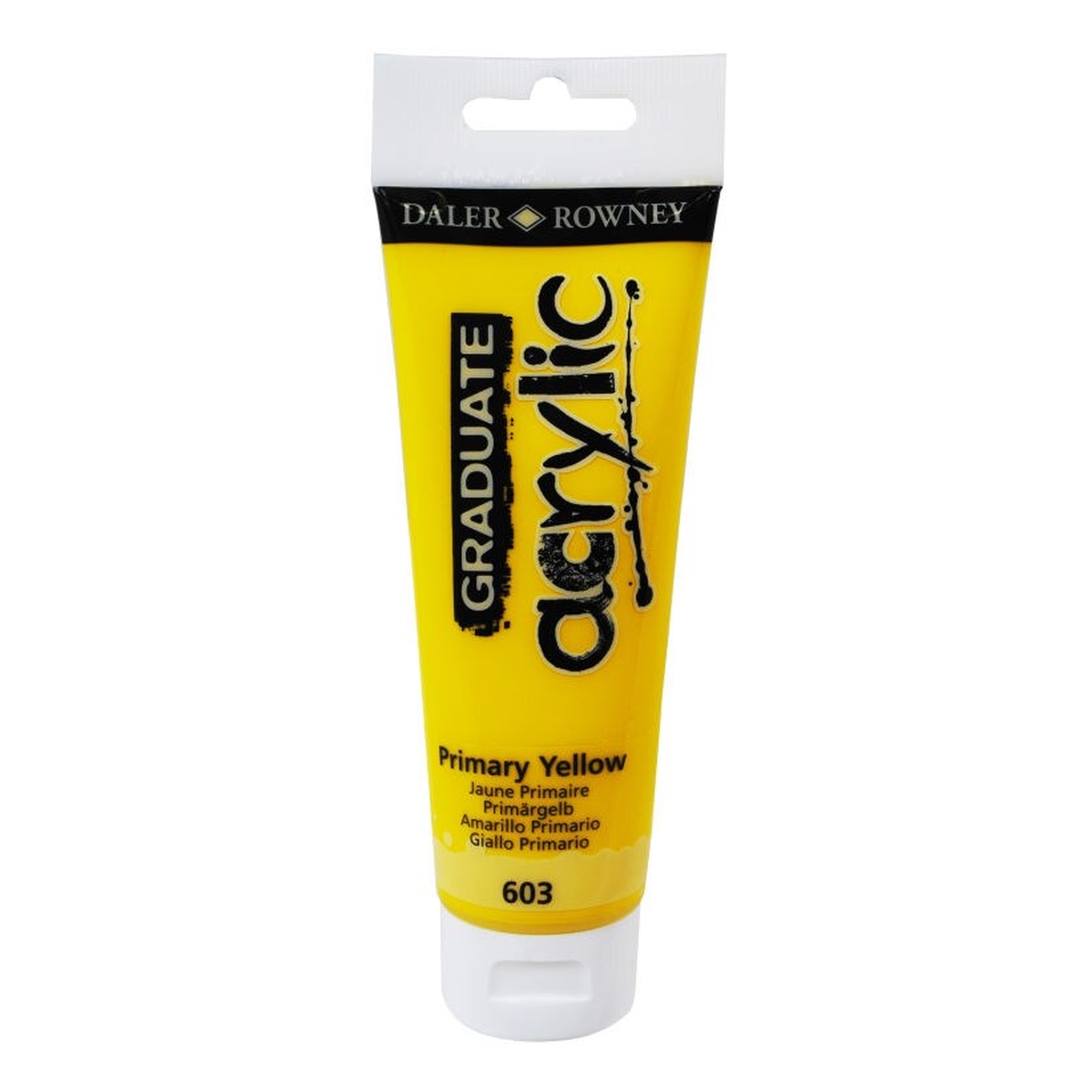 Daler-Rowney Graduate Primary Yellow Acrylic Paint 120ml
