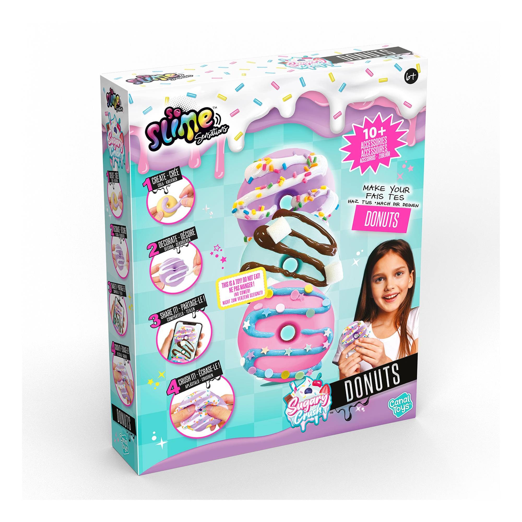 So Slime Sensations Sugary Crush Donuts