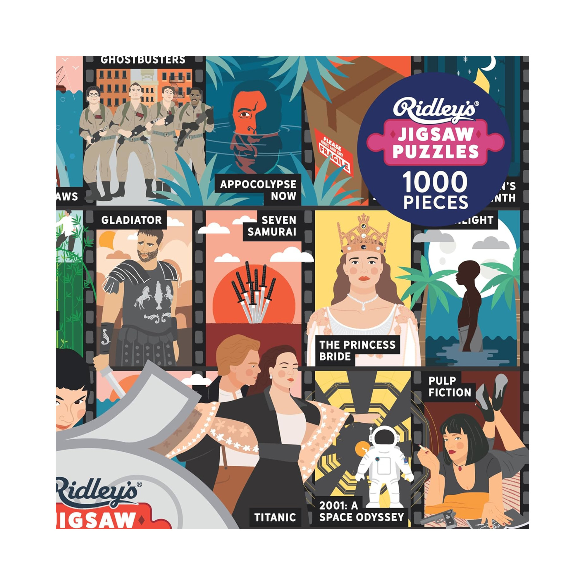 Ridley’s 50 Movies Bucket List Jigsaw Puzzle 1000 Pieces