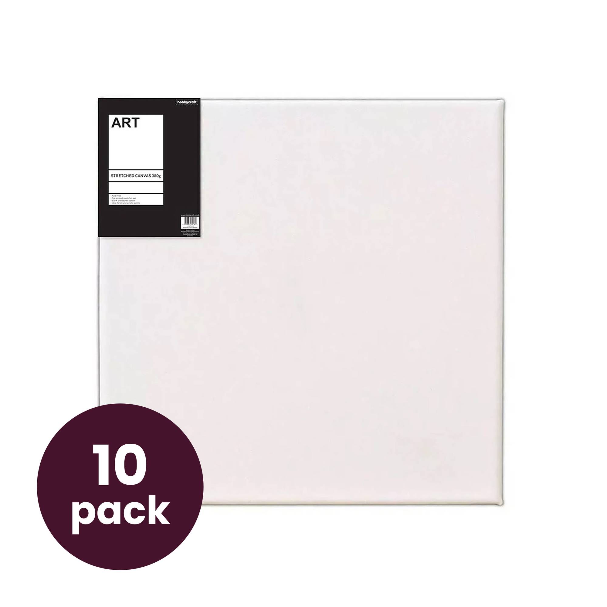 Stretched Canvas 100cm x 100cm 10 Pack Bundle