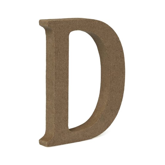 MDF Wooden Letter D 8cm