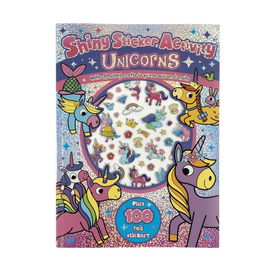 Shiny Sticker Fun Unicorns Activity Book