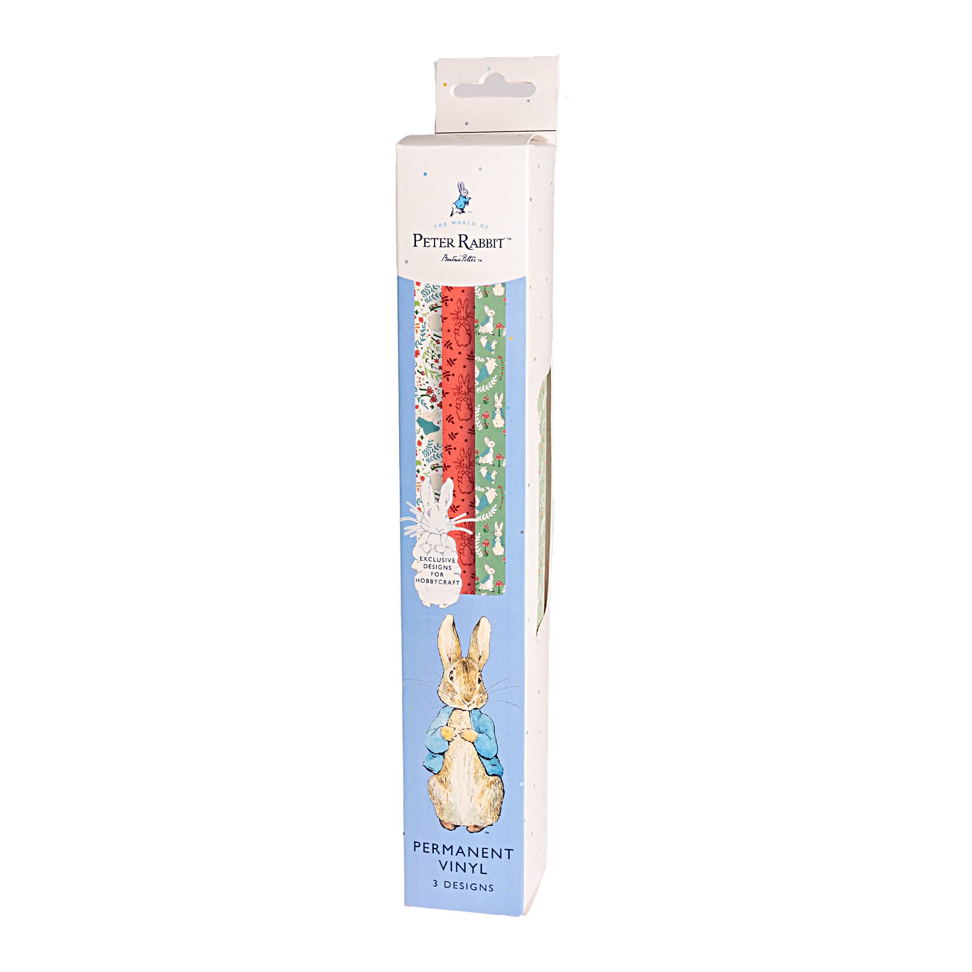 Peter Rabbit Permanent Vinyl 12 x 12 Inches 3 Pack
