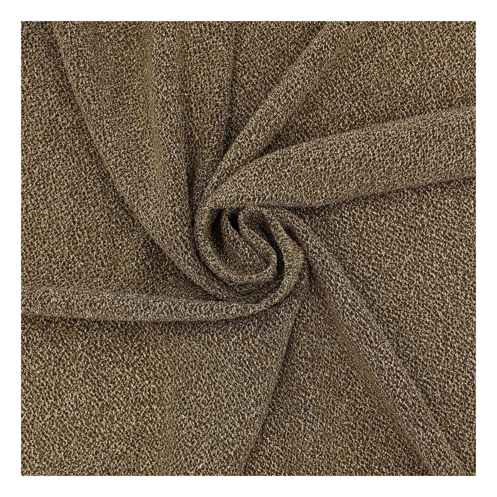 Gold Metallic Jersey Fabric by the Metre