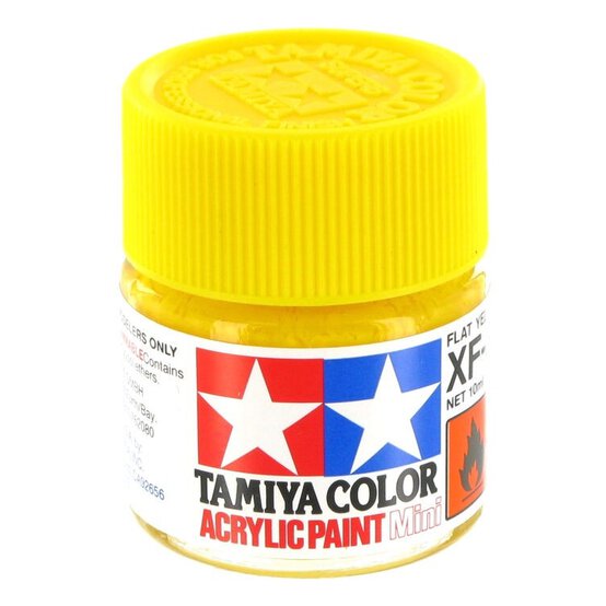 Tamiya Colour Acrylic Paint XF-3 Flat Yellow 10ml