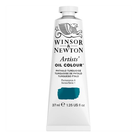Winsor and Newton Artists Oil Colour Phthalo Turquoise 37ml