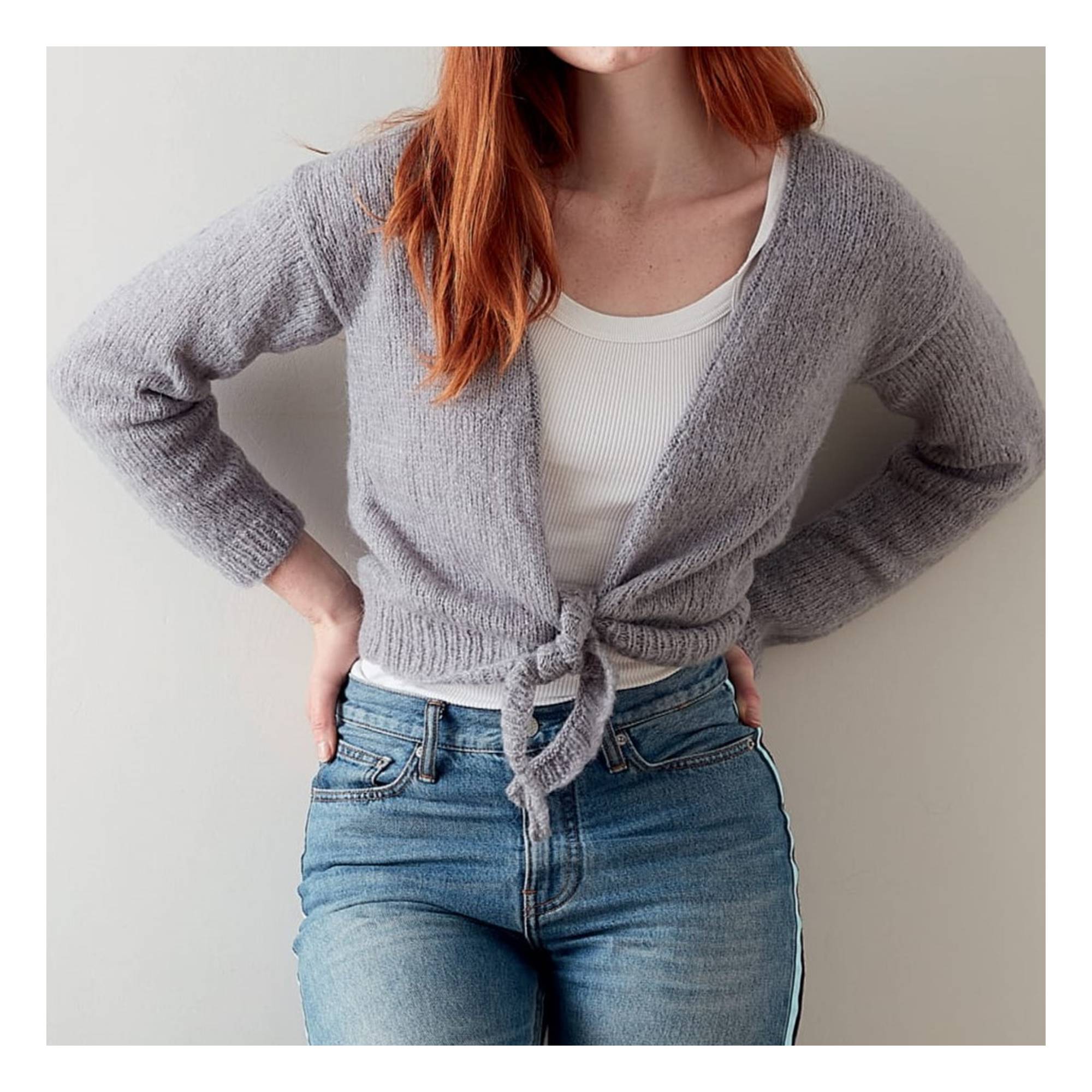 Knitcraft Tie Front Cardigan Digital Pattern 0252