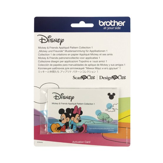 Brother ScanNCut Disney Mickey and Friends Appliqu&eacute;?Design Collection