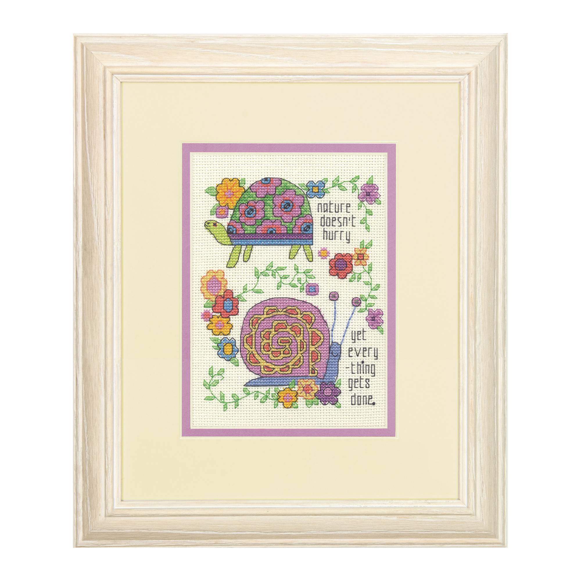 Dimensions Take Your Time Counted Cross Stitch Kit 13cm x 18cm