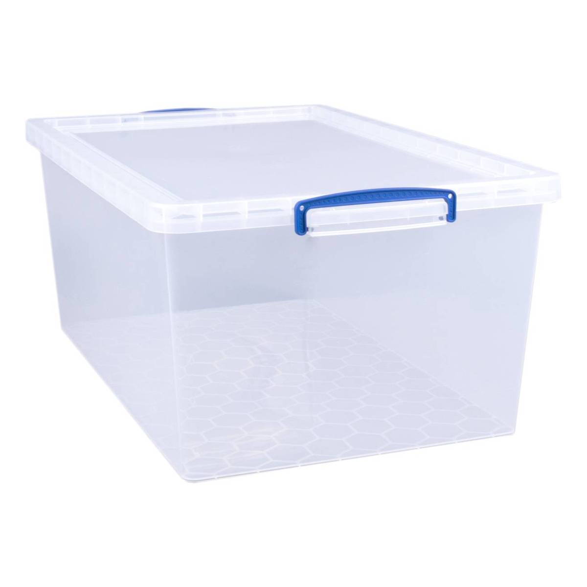 Really Useful Clear Plastic Storage Box 62 Litres