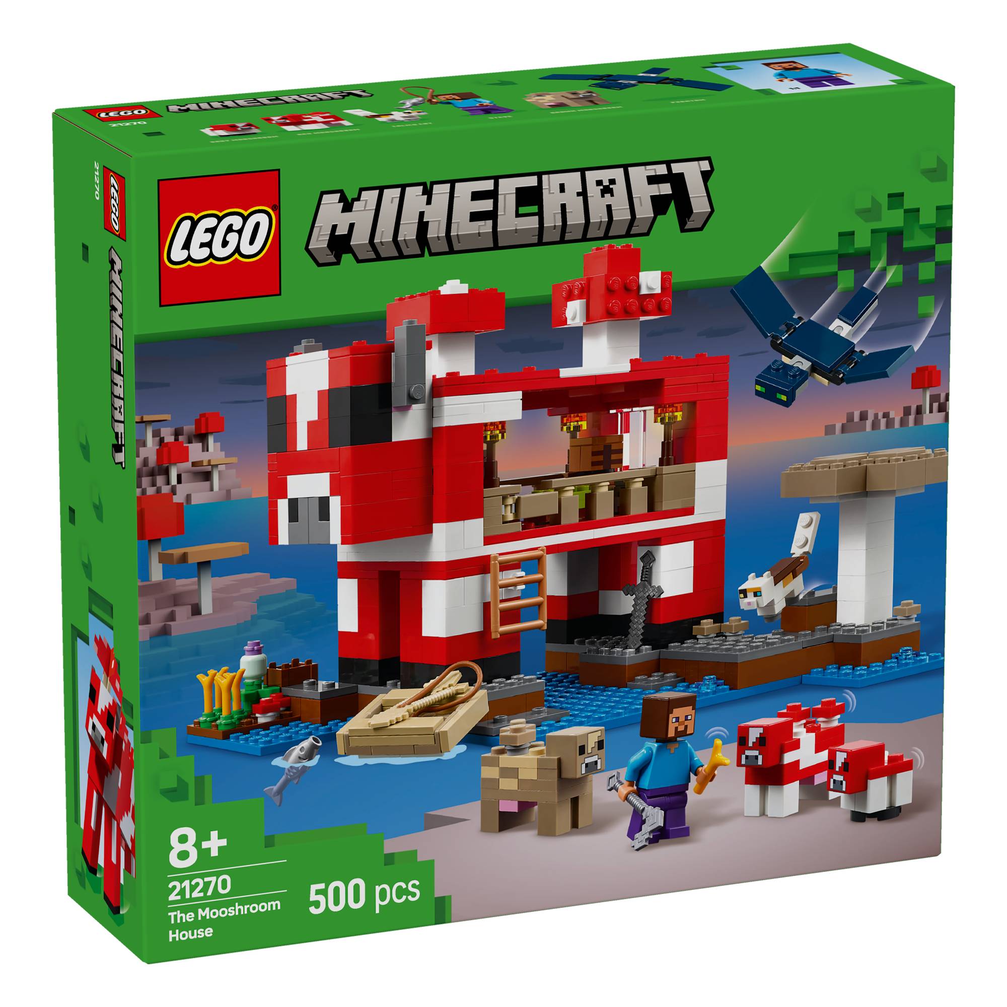 LEGO Minecraft Mooshroom House
