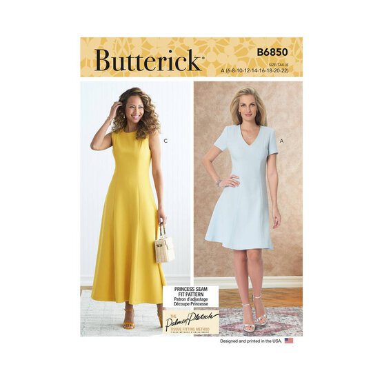 Simplicity Women’s Dress Sewing Pattern B6850 (6-22)