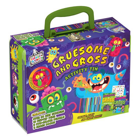 Colour & Carry Gruesome and Gross Activity Tin