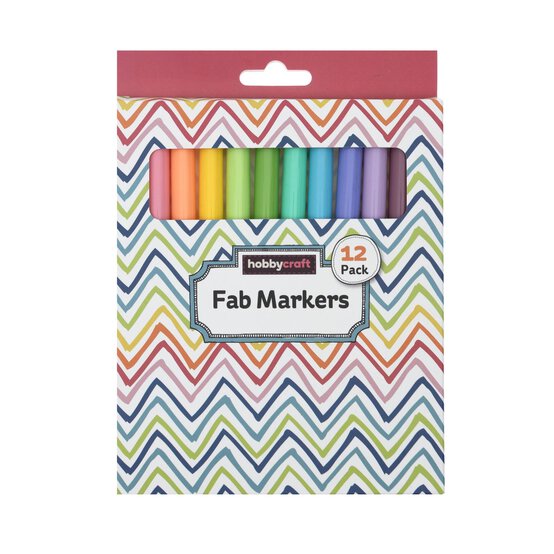 Fab Markers 12 Pack