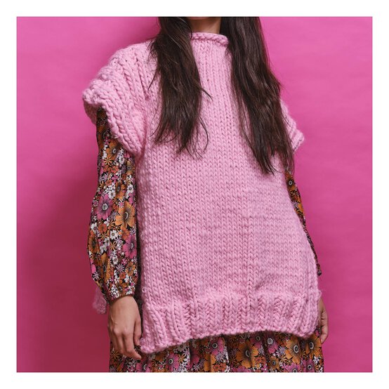 Knitcraft Chunky Knit Vest Digital Pattern 0276