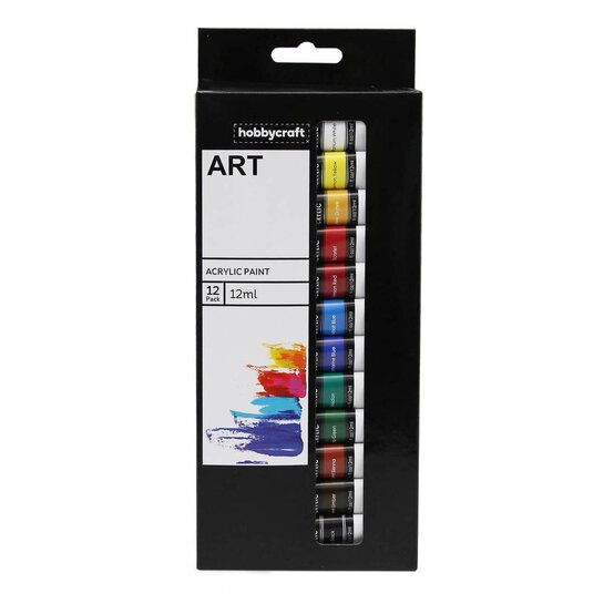 Acrylic Paint Set 12ml 12 Pack