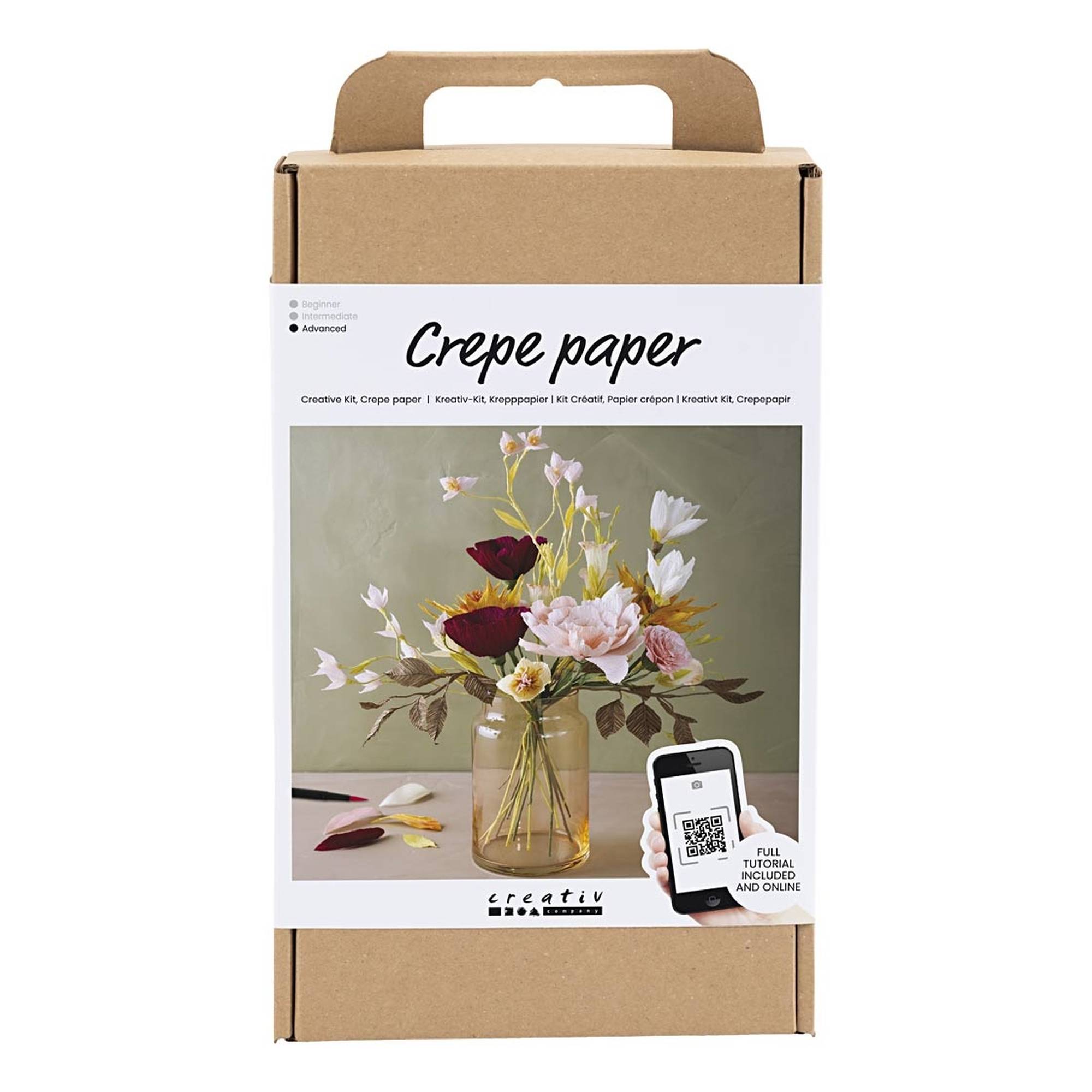 Crepe Paper Bouquet Craft Kit