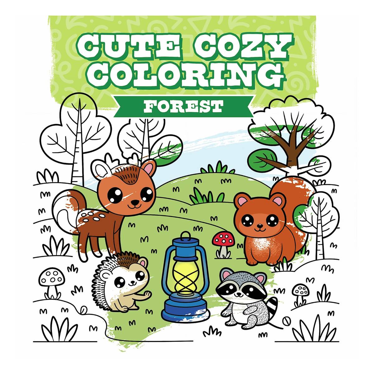 Cute Cozy Colouring: Forest