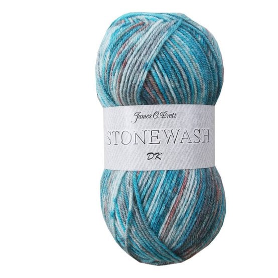 James C Brett Water Mix Stonewash DK Yarn 100g