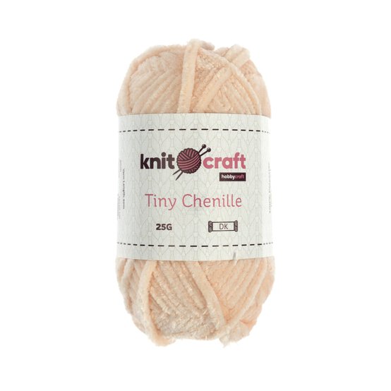 Knitcraft Peach Tiny Chenille DK Yarn 25g