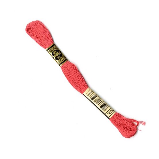 DMC Pink Mouline Special 25 Cotton Thread 8m (3832)