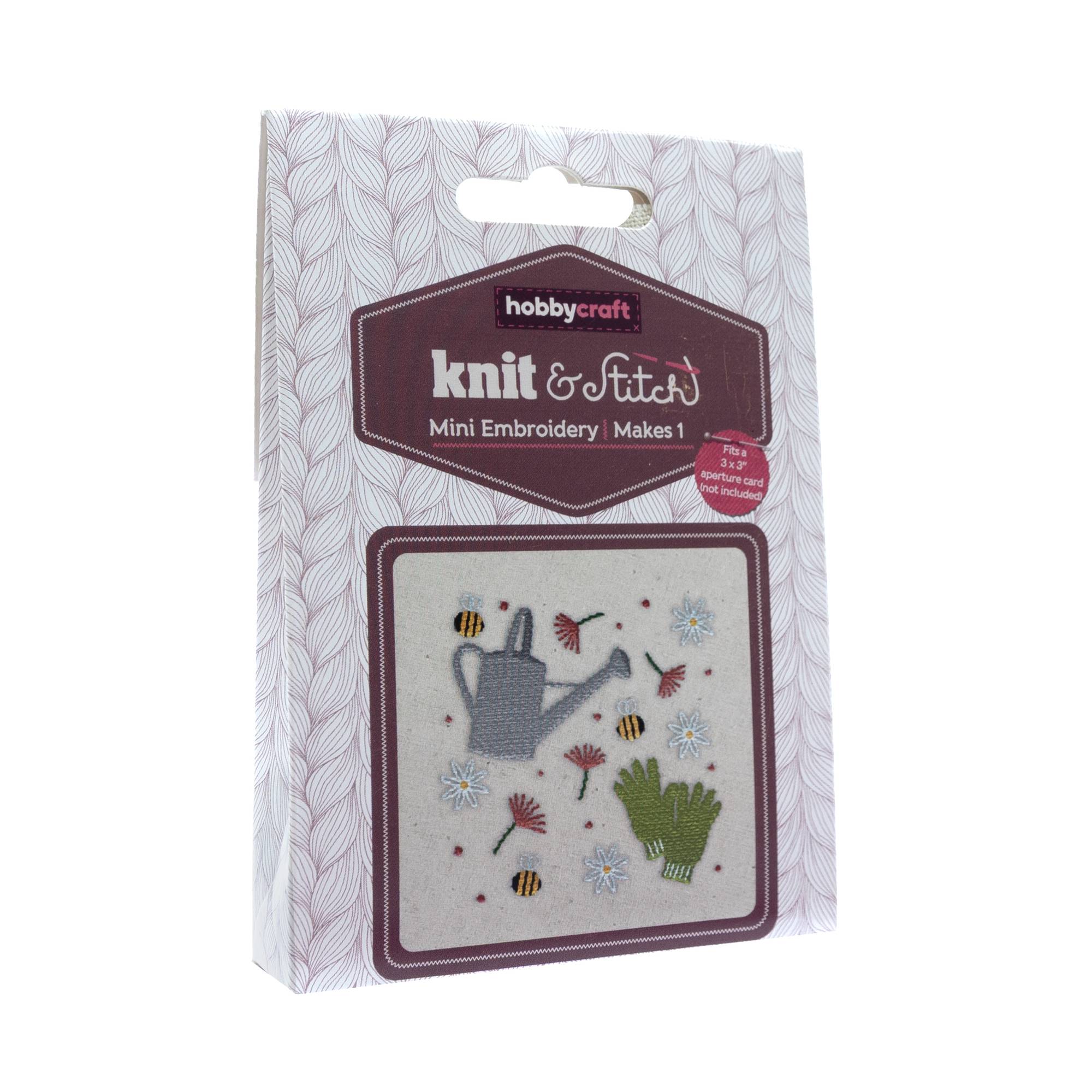 Mini Gardening Embroidery Kit