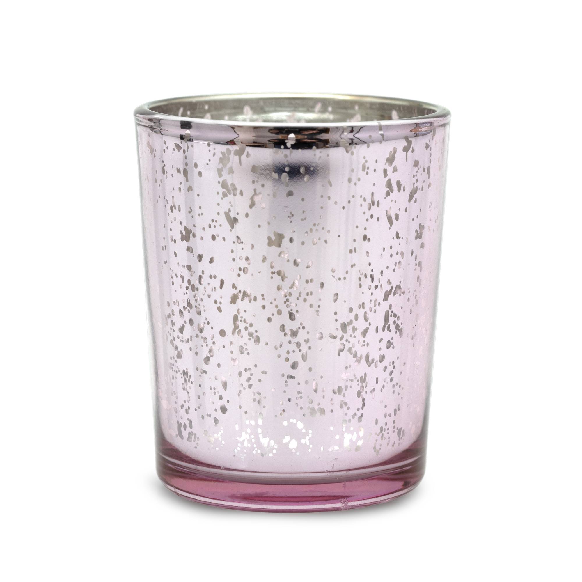 Rose Gold Glass Votive 7cm