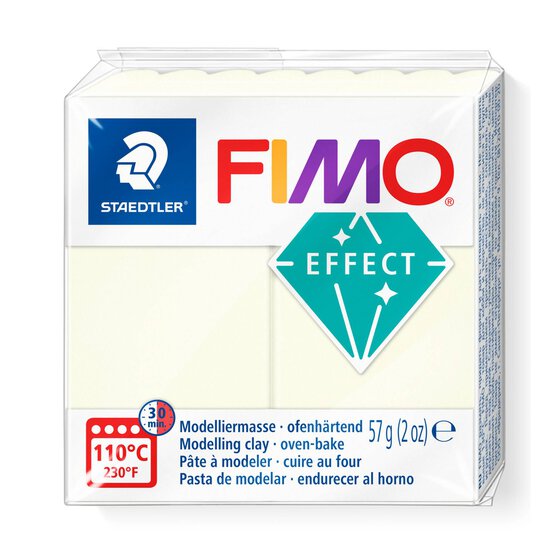 Fimo Effect Glow-in-the-Dark Modelling Clay 57g