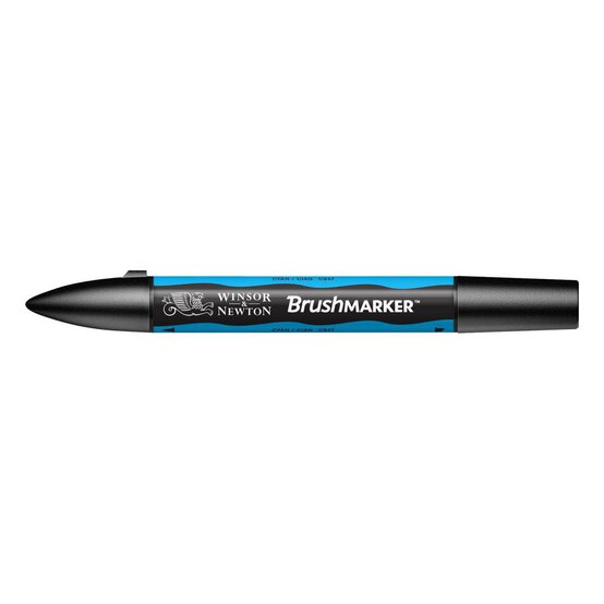 Winsor & Newton Cyan Brushmarker