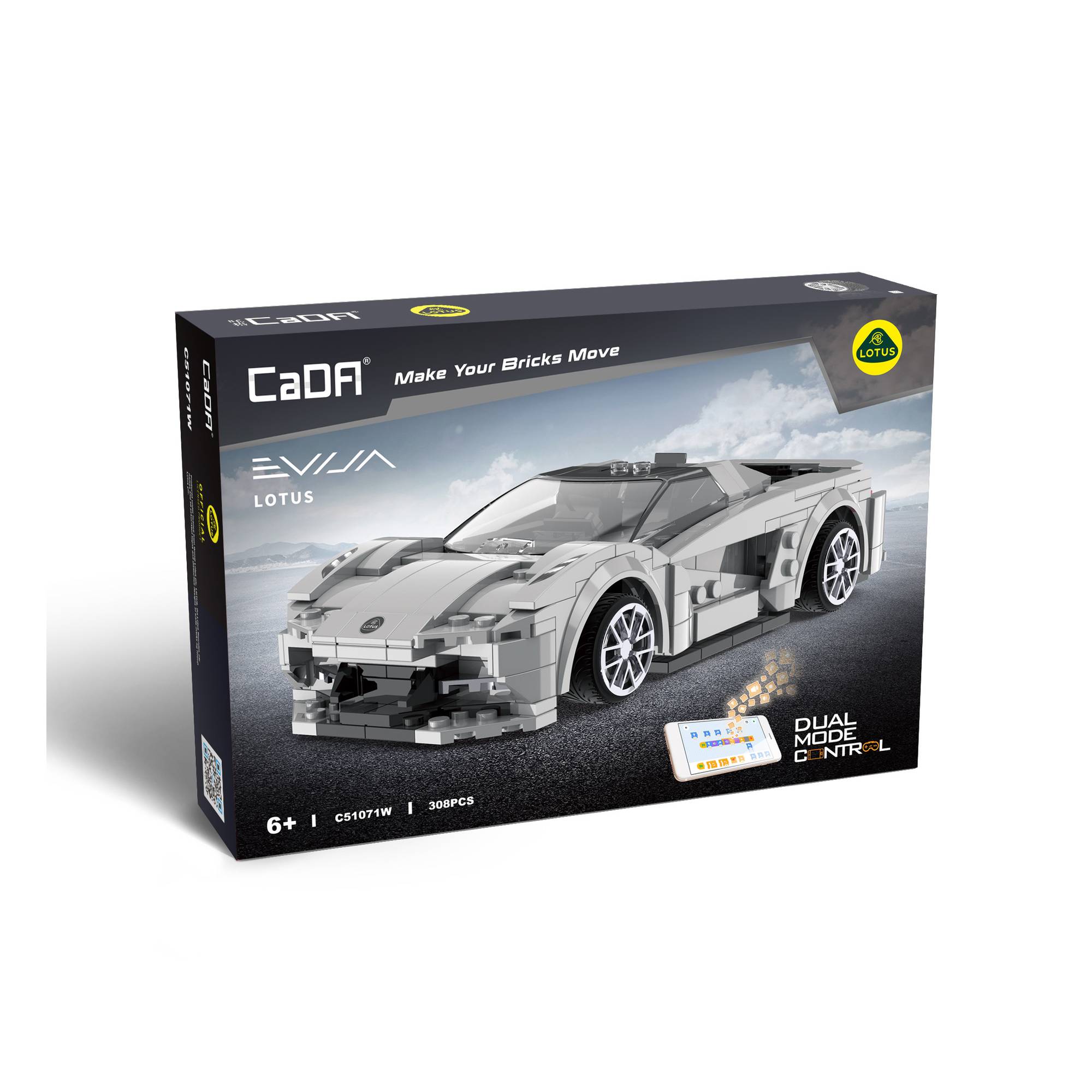 CaDA RC Lotus Evija Sports Car 308 Pieces