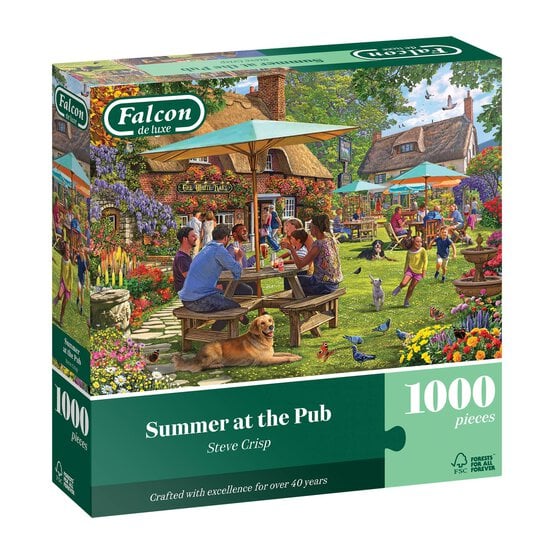 Falcon Summer at Pub Jigsaw Puzzle 1000 Pieces