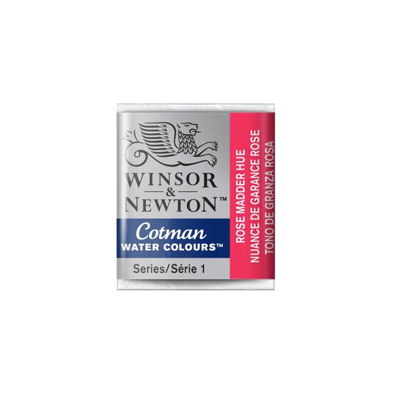 Winsor & Newton Rose Madder Hue Cotman Watercolour Half Pan
