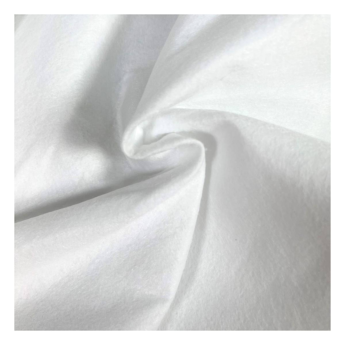 White Felt Fabric by the Metre