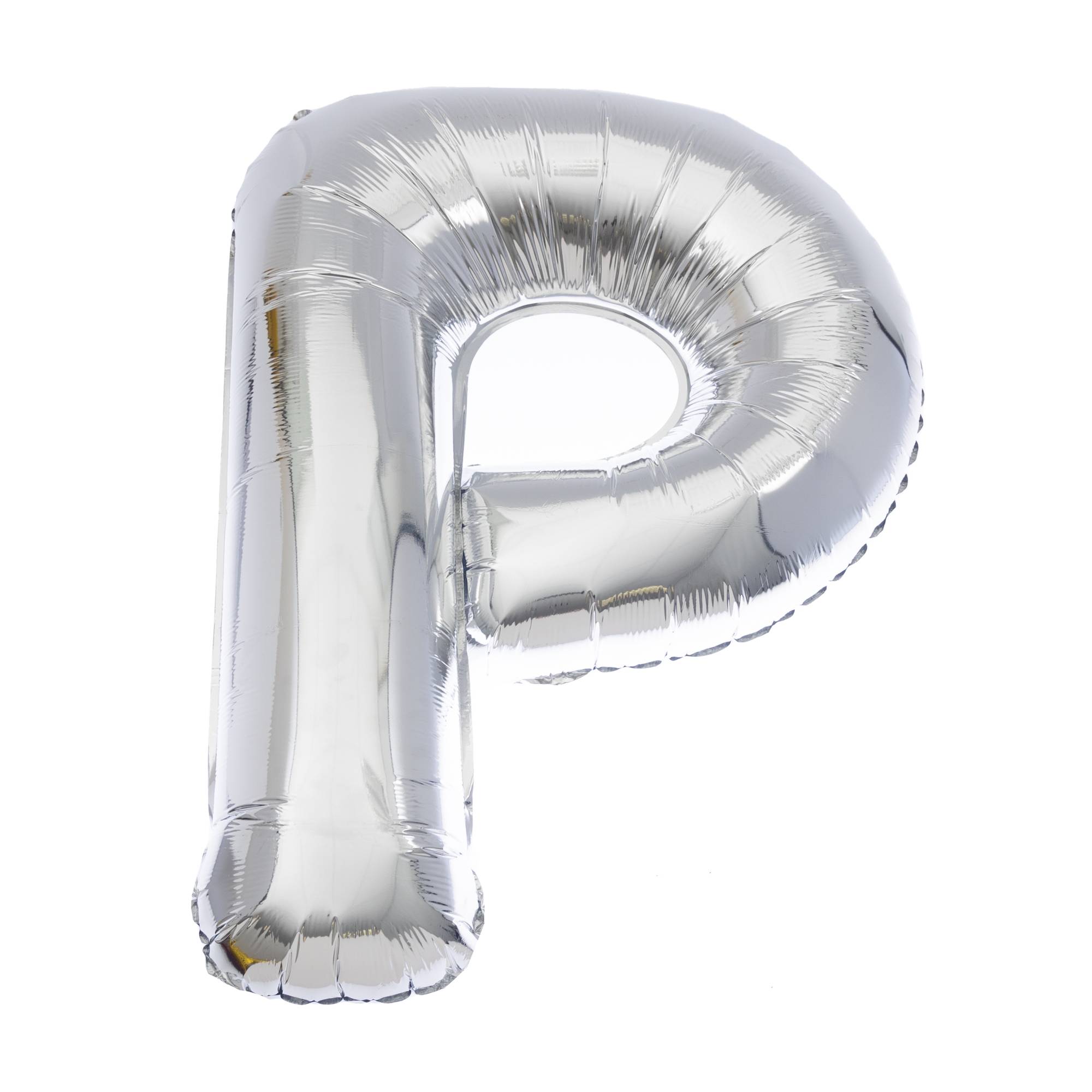 Extra Large Silver Foil Letter P Balloon