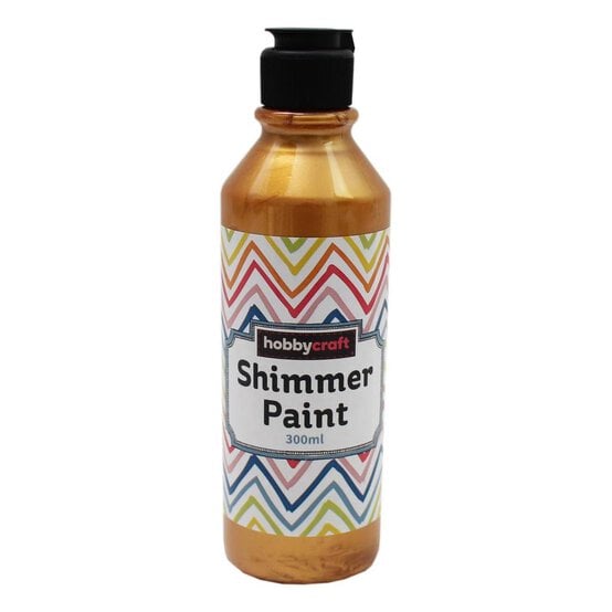 Metallic Gold Ready Mixed Shimmer Paint 300ml