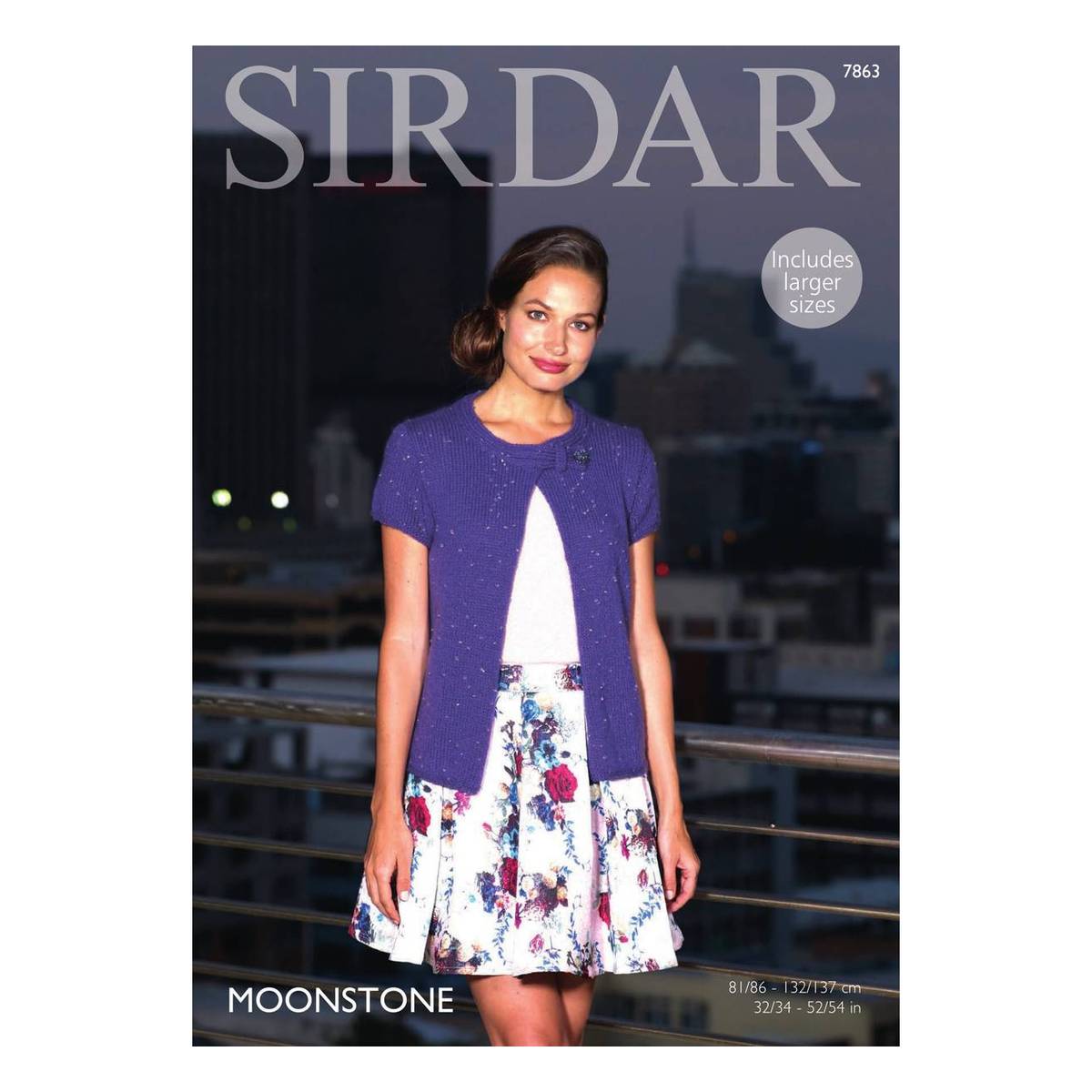 Sirdar Moonstone Cardigan Digital Pattern 7863