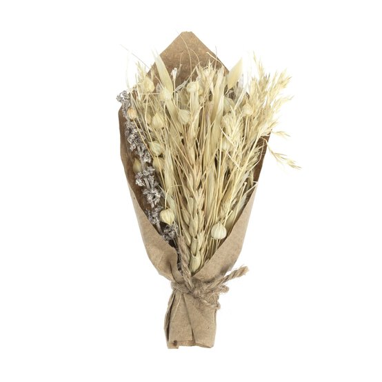 Natural Dried Buttonhole 14cm