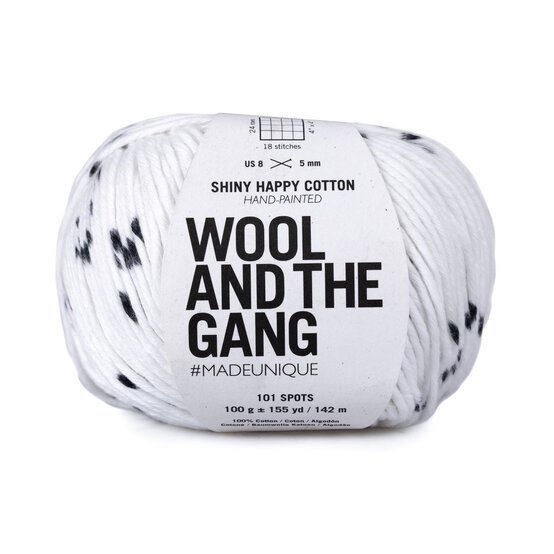 Wool and the Gang 101 Spots Shiny Happy Cotton 100g