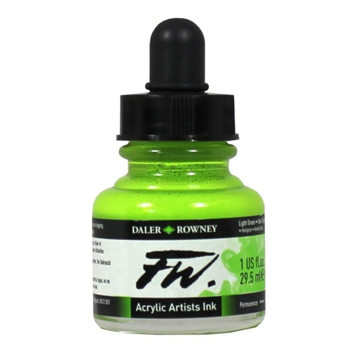Daler-Rowney Light Green FW Artists Ink 29.5ml