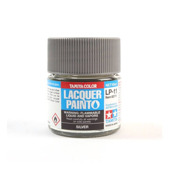 Tamiya Silver Lacquer Paint 10ml (LP-11)