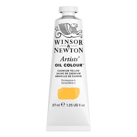 Winsor and Newton Artists Oil Colour Cadmium Yellow 37ml