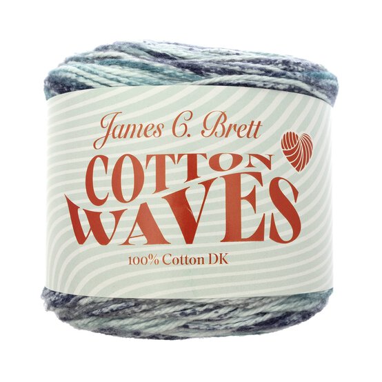 James C Brett Water’s Edge Cotton Waves DK 100g