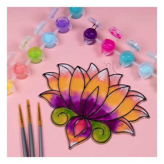 Lotus Plastic Suncatcher