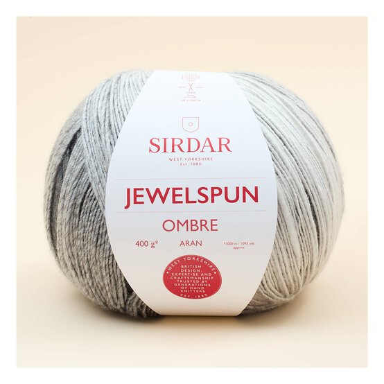 Sirdar Silver Jewelspun Aran Ombre 400g