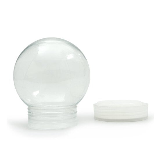 Fillable Plastic Snow Globe