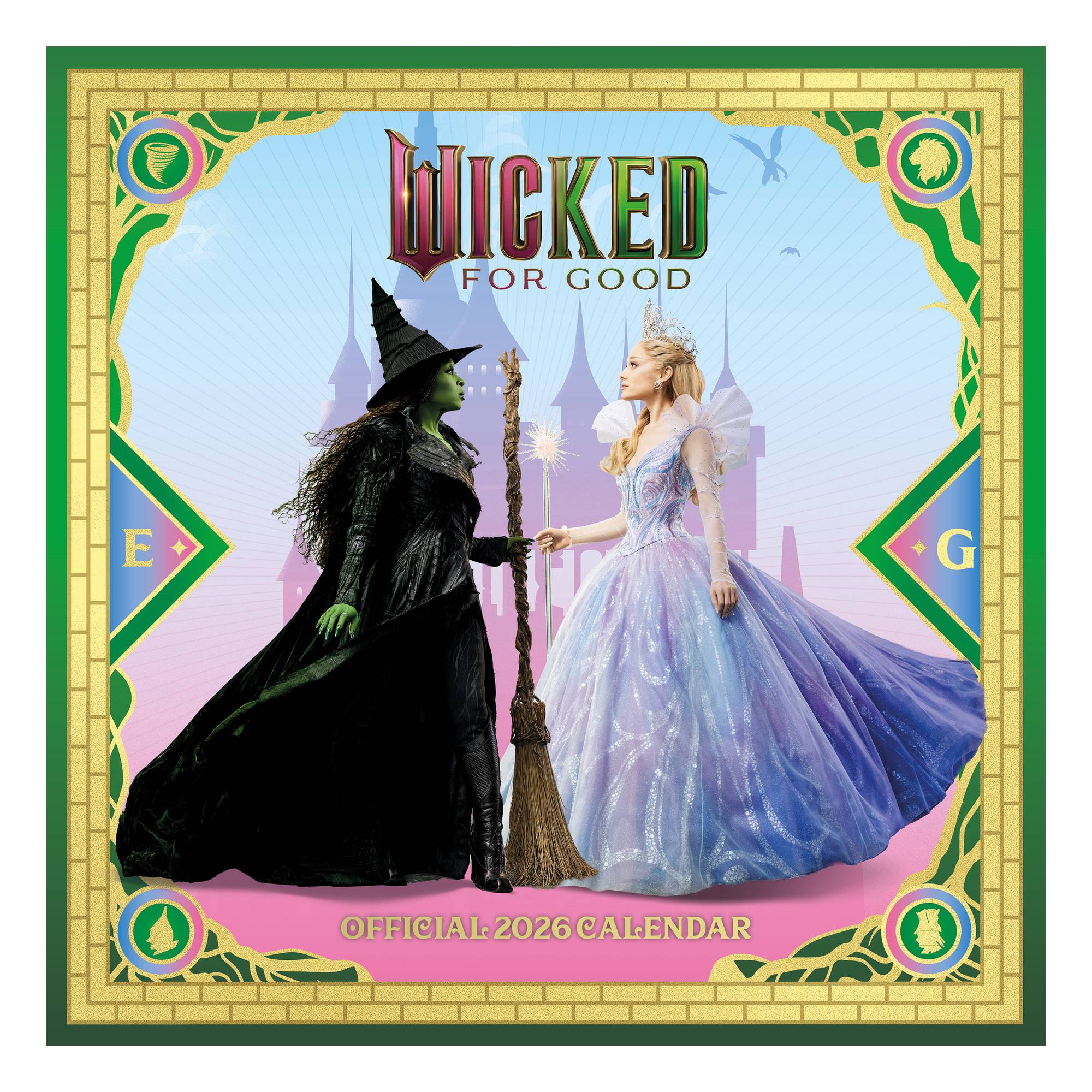 Wicked For Good Wall Calendar 2026