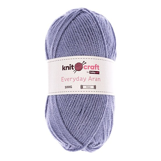 Knitcraft Steel Blue Everyday Aran Yarn 100g