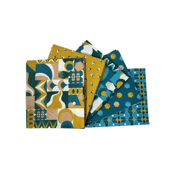 Tessera Tones Cotton Fat Quarters 5 Pack